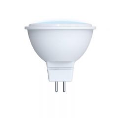 Лампа светодиодная Volpe LED-JCDR-7W/WW/GU5.3/NR картон