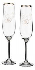 АРТИ-М Набор из 2 бокалов для шампанского Bohemia Crystal 674-560