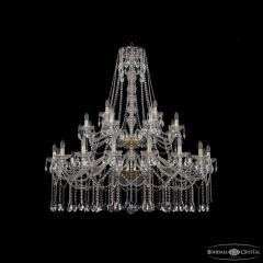 Подвесная люстра Bohemia Ivele Crystal 1413 1413/16+8+4/460/2d G