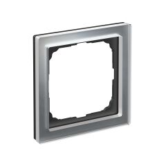  Systeme Electric ARTGALLERY PURE 1-постовая РАМКА, ОРГАНИЧЕСКОЕ СТЕКЛО АЛЮМИНИЙ