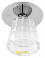 Точечный светильник De Fran FT 9265 G9 "Чаша" хром матовое стекло G9 1 x 40 вт