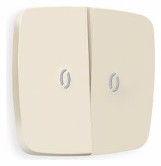 Клавиши для выключателя двухклавишного c подсветкой Ambrella Volt Quant OP3240