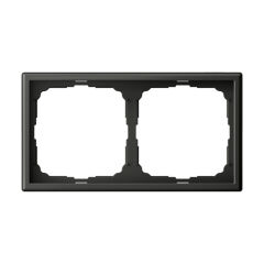  Systeme Electric ARTGALLERY 2-постовая РАМКА, универсальная, БАЗАЛЬТ