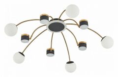 Потолочная люстра Arte Milano Ferrara-71040 272040/10 BK/GD