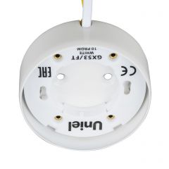 Точечный светильник Uniel GX53/FT WHITE 10 PROM