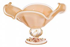  АРТИ-М Чаша декоративная (30х24х21 см) White Cristal Honey Persia 647-752