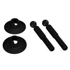 Крепление MOONLIGHT-COTTON-ROUND-D13-S-KIT Black ( Arlight , Металл)