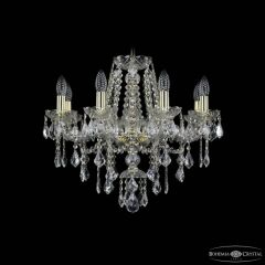 Подвесная люстра Bohemia Ivele Crystal 1415 1415/8/200 G Leafs