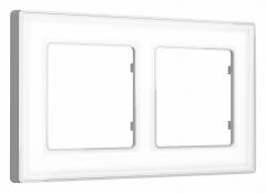 Рамка на 2 поста Ambrella Volt Arctic AF580132