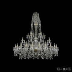 Подвесная люстра Bohemia Ivele Crystal 1411 1411/24+6+6/530/XL-165 G