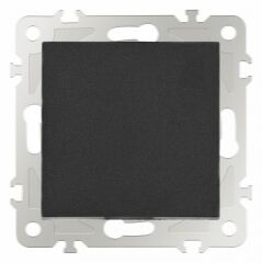 Выключатель проходной одноклавишный без рамки Arte Milano 206 206.32-1.black