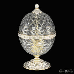Настольная лампа декоративная Bohemia Ivele Crystal 5680 5680L/20 GW Clear/M-1F