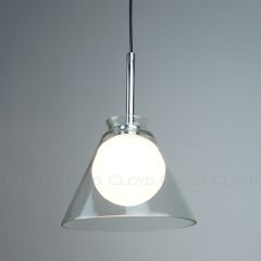Подвесной светильник Cloyd FLAUNT-B P1 / Ø19 см - хром (арт.10791)