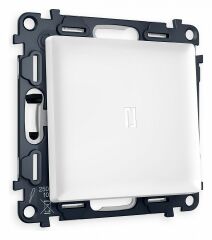 Выключатель одноклавишный с подсветкой без рамки Ambrella Volt Quant MA122015