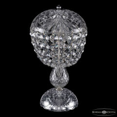 Настольная лампа декоративная Bohemia Ivele Crystal 1477 14771L1/22 Ni