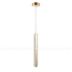 Подвесной светильник Cloyd ELATA P1 / выс. 55 см - золото (арт.11560)