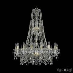Подвесная люстра Bohemia Ivele Crystal 1411 1411/16/300/XL-108 G