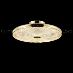 Потолочный светильник Cloyd DISCA FM1 / Ø32 см - золото (арт.11289)