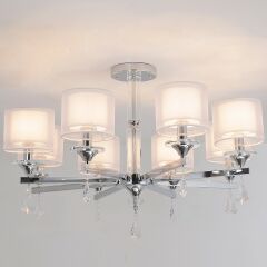 Люстра на штанге Illumico IL1354-8CPA-29 CR Romei