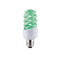  Paulmann Лампа энергосберегающая Е27 15W спираль зеленая 88089