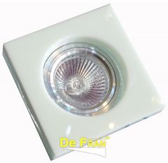 Точечный светильник De Fran FT 889 хром + матовый прозрачный MR16 1 x 50 вт