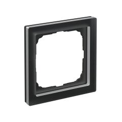  Systeme Electric ARTGALLERY PURE 1-постовая РАМКА, МАТОВОЕ ОРГАНИЧЕСКОЕ СТЕКЛО ЧЕРНЫЙ