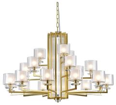 Подвесная люстра Newport ALEXANDRA 4412+6+3/C mat.gold