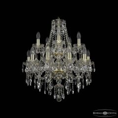 Подвесная люстра Bohemia Ivele Crystal 1415 1415/10+5/200/2d G