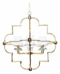 Подвесная люстра Lumina Deco Baltimore LDP 8020-6 GD+WT