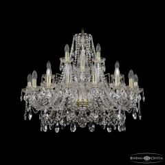Подвесная люстра Bohemia Ivele Crystal 1411 1411/16+8+4/300 G