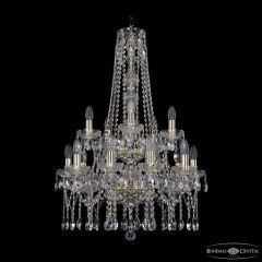 Подвесная люстра Bohemia Ivele Crystal 1413 1413/10+5/200/h-87/2d G