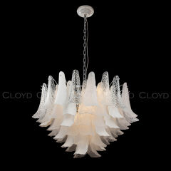 Люстра подвесная Cloyd WASABI C16 / Ø84 см - керамика - хром (арт.11450)