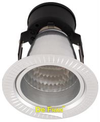 Точечный светильник De Fran FT 9949 R63 Светильник с алюминиевым отражателем, "Круг с алмазной нарезкой" алюминий E27 1 x 60 вт