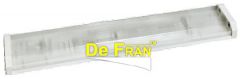 Светильник De Fran TL-30017 18W люминесцентный накладной Т8 2*18Вт, без ламп белый T8 2 x 18 вт