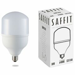 Лампа светодиодная Saffit SBHP1030 E27-E40 30Вт 6400K 55091