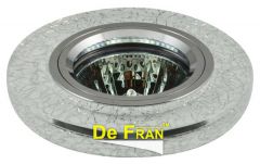 Точечный светильник De Fran FT 770 w хром / белый + серебро MR16 1 x 50 вт