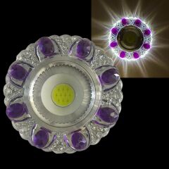  Reluce Встраиваемый светильник 42246-9.0-001PL MR16+LED3W CL/PP