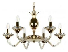 Подвесная люстра iLamp Flo YT2049-6 GD+COG