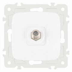 ТВ-розетка без рамки Arte Milano am-205 205.42-1.white