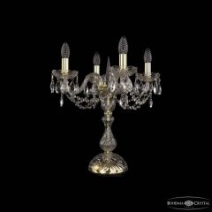 Настольная лампа декоративная Bohemia Ivele Crystal 1402 1402L/4/141-47 G