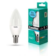Лампа светодиодная Camelion E14 12W 4500K LED12-C35/845/E14 13689