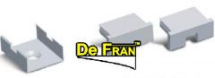 Заглушка De Fran PZ-3201 Заглушка для профиля PC серебристый