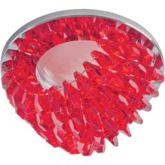 Точечный светильник Fametto DLS-P110 GU5.3 CHROME/RED Peonia