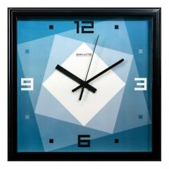  Салют Настенные часы (28x4x28 см) П-2А6-073