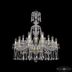 Подвесная люстра Bohemia Ivele Crystal 1413 1413/12+6/300/XL-95 G