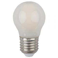 Лампа светодиодная филаментная филаментная Эра E27 5W 4000K матовая F-LED P45-5W-840-E27 frost