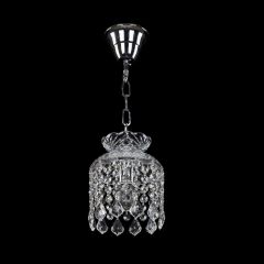 Подвесной светильник Bohemia Ivele Crystal 14781/15 Ni Leafs