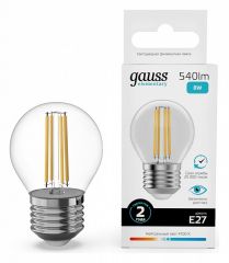 Лампа светодиодная Gauss Filament Elementary 52228