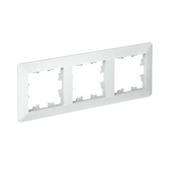  Systeme Electric ATLASDESIGN AIR 3-постовая РАМКА, ЛОТОС/дымчатый белый