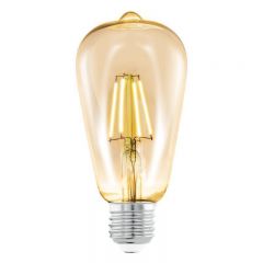  Eglo Лампа светодиодная филаментная E27 4W 2200К янтарь 11521